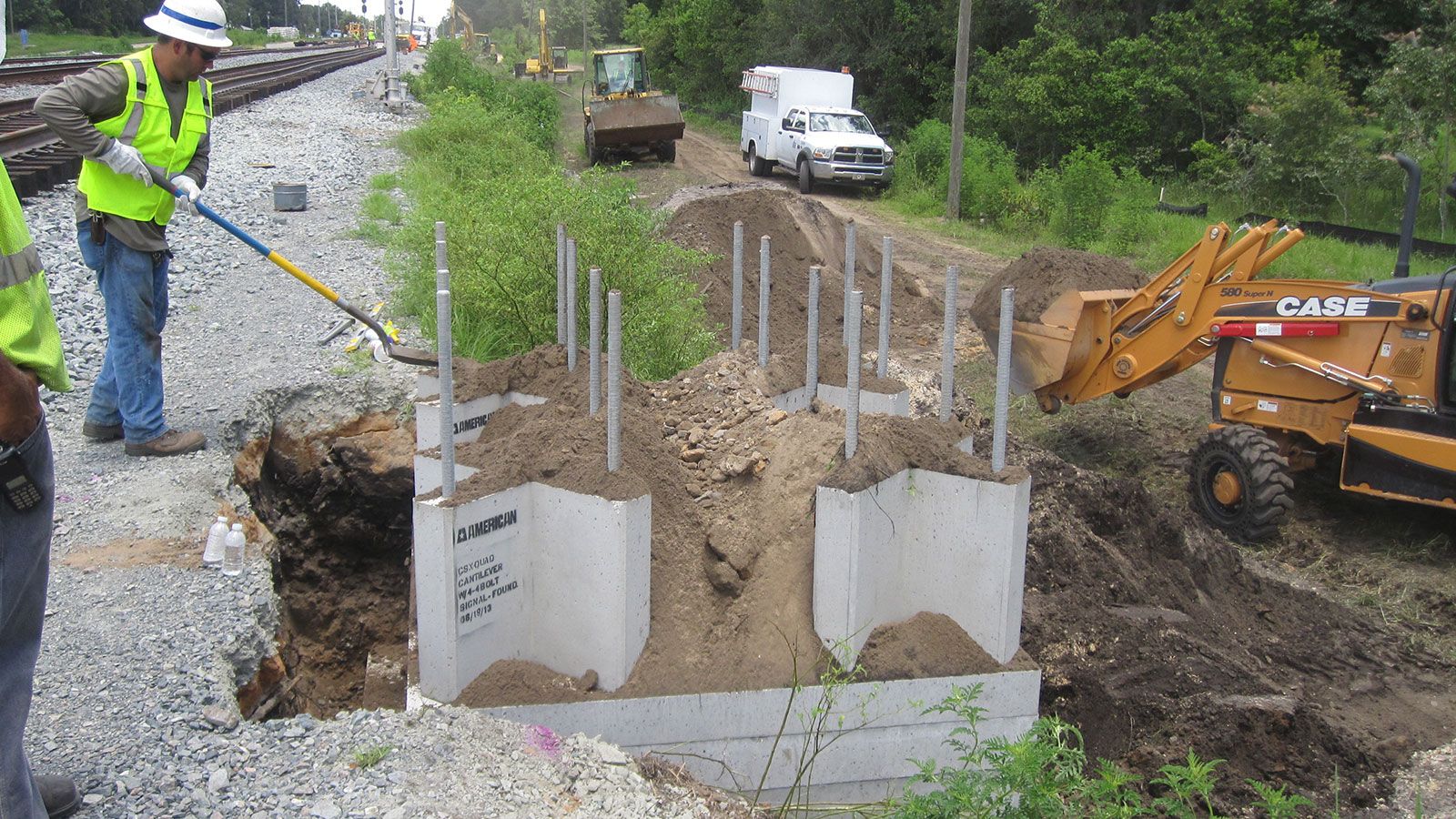 Four Mast Foundation Dade City Florida Structural Prestressed